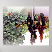 Ivy and Grape Ledge Posters