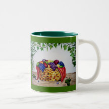 Ivy & Fruit Basket Coffee Mug