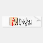 iWOMAN Bumper Stickers