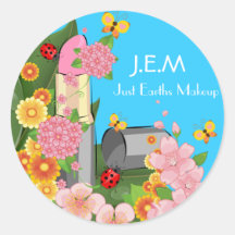 J.E.M, Just Earths Makeup Label Stickers