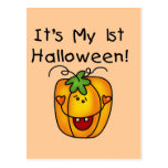 Jack O Lantern 1st Halloween T-shirts and Gifts Postcard