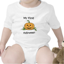 Jack O Lantern Baby's First Halloween Shirts