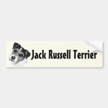 Jack (Parson) Russell Terrier Bumper Stickers