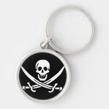 Jack Rackham; Jolly Roger Flag; Pirate Key Chain