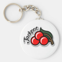 Jackpot Cherries Keychain (light)