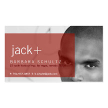 Jack's Face [red] Business Cards