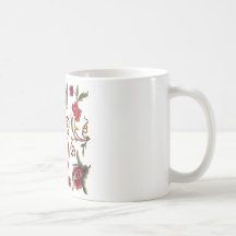 Jacobean Embroidery Coffee Mug