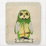 Jade Gypsy Owl Personalized  Mousepad mousepads