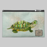 Jade Turtle Monogram Travel Accessory Bag bagettes bags