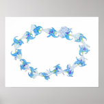 Jade Vine and Tuberose Lei Print