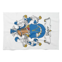 Jager Family Crest kitchen towels