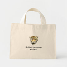 jaguar_clip_art_6036, Guilford Preparatory Academy Canvas Bags