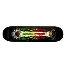 Jah Movements Custom Skate Board