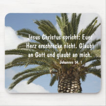 Jahreslosung 2010 Palmenblatt Mauspad