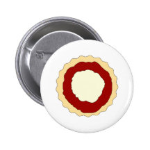 Jam and Whipped Cream Scone. Button