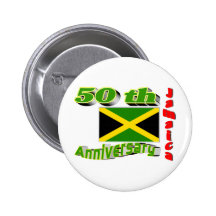 Jamaica independence pinback button