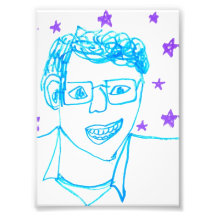 James Franco with Glasses Print Photographic Print