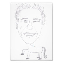 James Franco with the Body of a Horse Print Photo Art