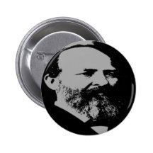 James Garfield button