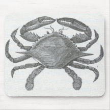 James Johonnot - Edible Crab Mouse Mat