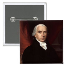 James Madison Pinback Button