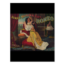 James Moran & Co's Romeo Chewing Tobacco Postcard