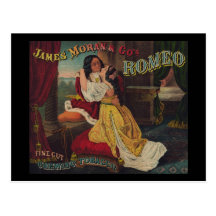 James Moran & Co's Romeo Chewing Tobacco Post Cards