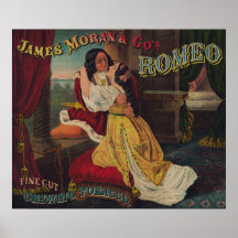 James Moran & Co's Romeo Chewing Tobacco Poster