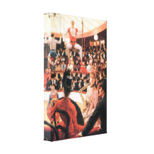 James Tissot - The sporting women Stretched Canvas Prints