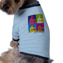 Jane Austen Pop Art Doggie T Shirt