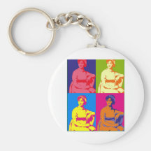 Jane Austen Pop Art Key Chains