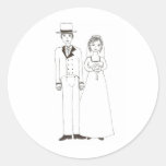 Jane Austen Wedding Stickers