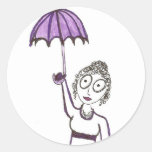 Jane Austen's Creepy Walk Stickers