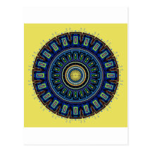 Jane Kaleidoscope design Postcards