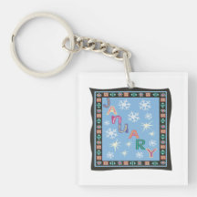 January 2 acrylic key chain