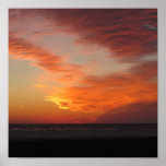 January Sunset on Siesta Key Posters