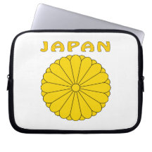 Japan Coat Of Arms Laptop Sleeves