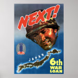 Japan Next! 6th War Loan Print