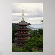 Japan Sea Forest Pagoda 2 Print