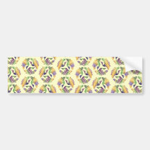JAPANESE BIRDS DESIGN Bumper Sticker