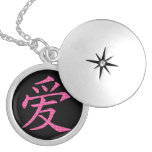 Japanese Chinese Love Symbol from Hearts Personalised Necklace
