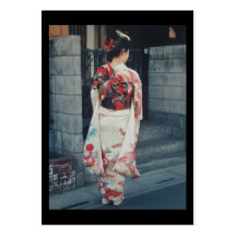 Japanese Dress Trading Card Business Card