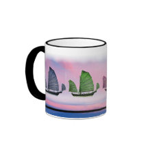 Japanese Junk Coffee Mug