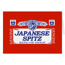 Japanese Spitz Card
