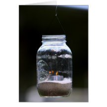 Jar Lantern Greeting Card