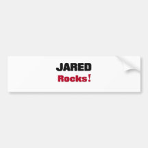 Jared Rocks Bumper Stickers