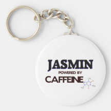 Jasmin powered by caffeine keychain