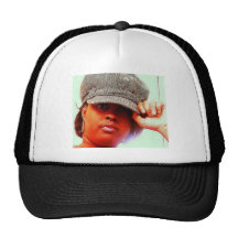 Jasmine black and white hat