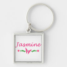 Jasmine (Pink Butterfly) Keychain