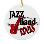 Jazz Band Rocks with Photo ornaments